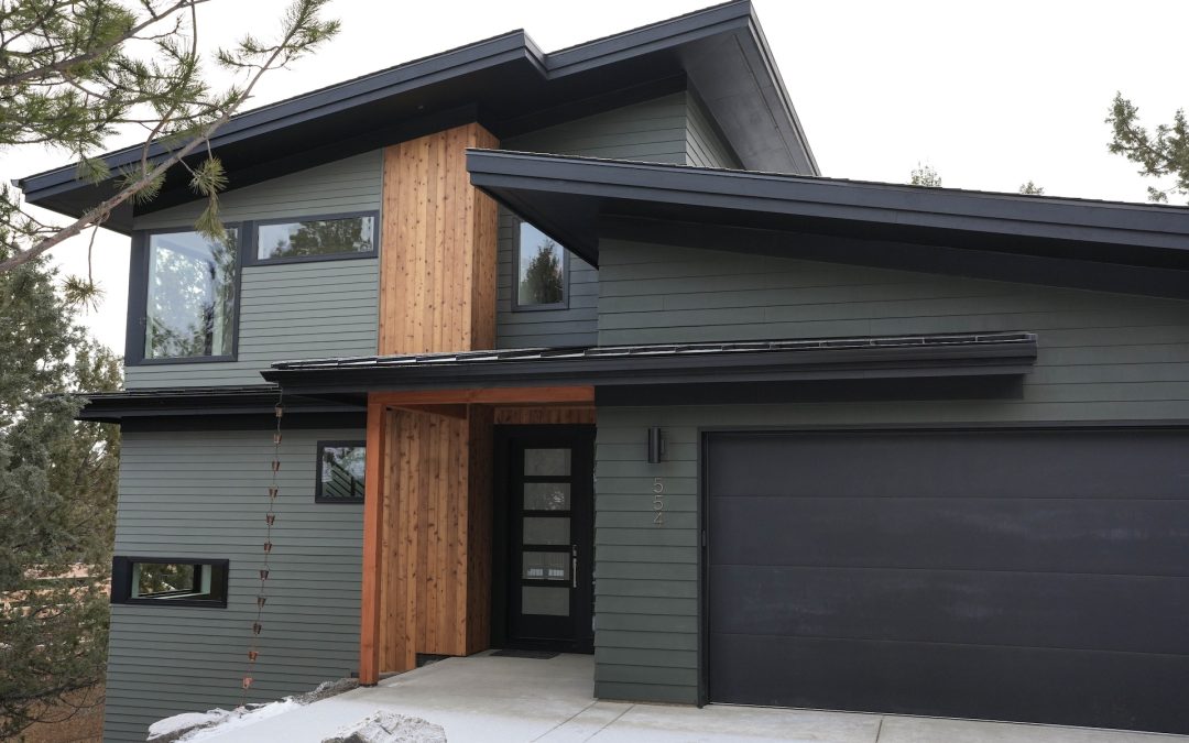Three-Story Contemporary Home in a Wooded Setting