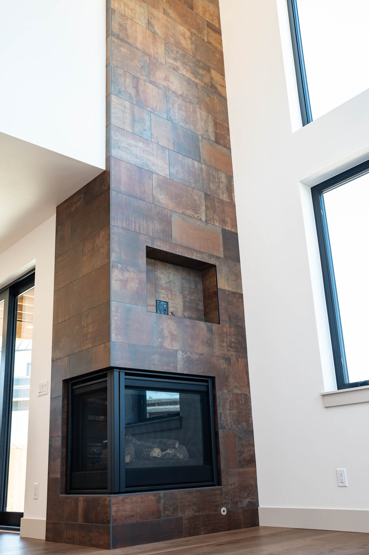 fireplace1-active-living-solairehomebuilders Bend Oregon sustainable home by Solaire Homebuilders